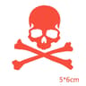 Reflective Skull Safety Decal Pack 8