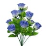 10Head Silk Rose Bud Artificial Bridal Bouquet 9