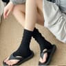 Spring  Summer Thin OpenToe Ballet FlipFlop Socks 7