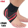 Premium Anatomical LeftRight Ankle Support Sleeve  Pressurizable Bandage 11