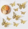 48Piece 3D Metallic Butterfly Wall Decor Set 7