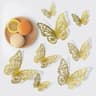 48Piece 3D Metallic Butterfly Wall Decor Set 9