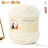 088 Lb MediumThick Sheep Wool Yarn Pack 4 Pieces 4