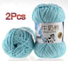 5Ply Milk Cotton Yarn 2Pack For Scarves Sweaters  DIY Crafts 13