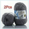5Ply Milk Cotton Yarn 2Pack For Scarves Sweaters  DIY Crafts 15