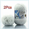 5Ply Milk Cotton Yarn 2Pack For Scarves Sweaters  DIY Crafts 16