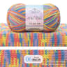Dyed Combed Milk Cotton Yarn For Crochet Dolls Scarves  Home Decor 10