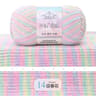 Dyed Combed Milk Cotton Yarn For Crochet Dolls Scarves  Home Decor 18