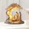 Nativity Scene Figures Desktop Statue Decor 8