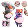 2Piece 3D Silicone Shiba Inu Stickers 6