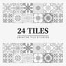 24Piece Light Color PeelandStick Tile Stickers 17