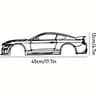HelloYoung Metal Racing Car Wall Art 16