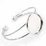 Bangle Base Bracelet Blank Bezel Tray Settings 11