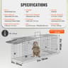 Humane Folding Live Animal Cage Trap With Handle 7