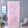 Anti Mosquito Door Curtain Double Layer Lace Gauze Mesh 8