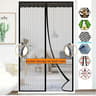 Heavy Duty Striped Magnetic Screen Door 7