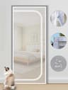 Left Large UShaped Zippered Screen Door Curtain 8