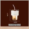 Reusable Glass Sipper Cup With Lid  Straw 9