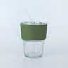 Reusable Glass Sipper Cup With Lid  Straw 19