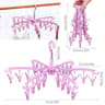 24Clip Folding Rotatable Laundry Drying Rack 9
