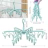 24Clip Folding Rotatable Laundry Drying Rack 7