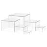 6Piece Acrylic Buffet Riser Food Display Stands Set 8