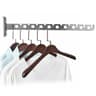WallMounted Stainless Steel Folding Clothes Drying Rack With Hanger Holes 6