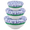 3Pack Reusable Elastic Cotton Fabric Bowl Covers 7