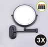 8Inch WallMounted Lighted Makeup Mirror With 10x Magnification 9
