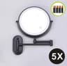 8Inch WallMounted Lighted Makeup Mirror With 10x Magnification 10