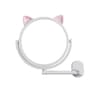 DrillFree Cat Ear WallMounted Folding Extension Makeup Mirror 5