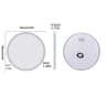 Large Round Smart LED Bathroom Vanity Mirror With Defogger 8
