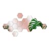 Geometric Hexagonal SelfAdhesive Acrylic Mirror Wall Stickers  Pack Of 12  8