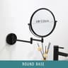 8Inch WallMounted Space Aluminum DualSided Vanity Mirror 8