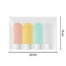LeakProof Refillable Travel Squeeze Tubes  Pack Of 4  5