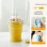 2in1 Foldable Silicone Travel Cup  Ice Ball Maker 8