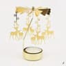 Rotating Metal Tea Light Candle Carousel Table Decoration 10