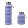 500ml 169 Fl Oz Collapsible FoodGrade Silicone Water Bottle 10