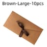 10Piece Pearlescent Ribbon Bow Envelopes Set 16