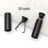 10 Sets Detachable Cord Locks Rectangle Drawstring Stoppers For Apparel 5