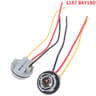 2 Piece 1156 1157 BAY15D Bulb Socket Adapter Harness Connector For Car Brake Lights 7