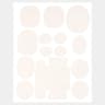 Self Adhesive Fabric Clothing Repair Patch Kit Assorted Shapes For Down Jackets And Apparel 10