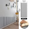 5PCS Set 3D Leather Wall Panels Peel And Stick Headboard Stickers 11