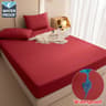 100 Waterproof Mattress Cover Elastic Fitted Sheet Protector 12
