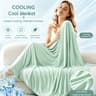 Summer Cooling Ice Silk Blanket Lightweight Breathable Air Conditioning Quilt 11