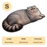 2D Cat Shaped Absorbent Diatomite Bathroom Mat 8