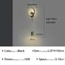 Modern Black  Gold LED Wall Sconce 6