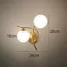 Nordic Glass Orb Iron Wall Sconce 9