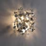 Italian Designer Stainless Leaf Wall Sconce 6