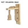 Retro Hemp Rope  Wood Wall Sconce 7